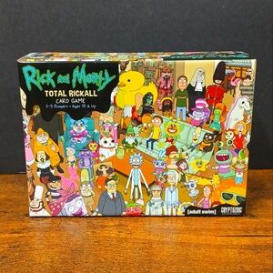 Cryptozoic Rick and Morty Total Rickall Cooperative Card Game, COMPLETE, CZE0217